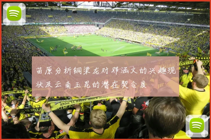 苗原分析铜梁龙对邓涵文的兴趣现状及云南玉昆的潜在契合度