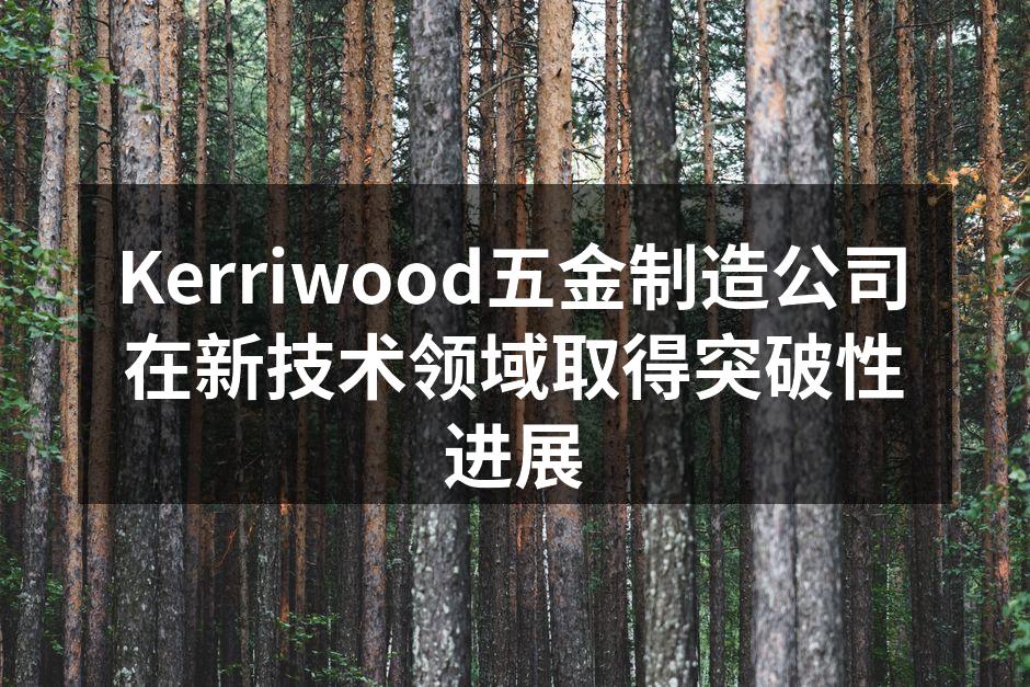 Kerriwood新技术研发团队合照